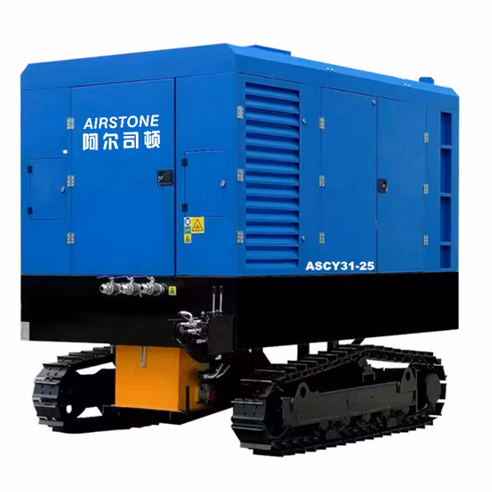 Compressore d'aria portatile per motore diesel singolo resistente da 185cfm 41kw
