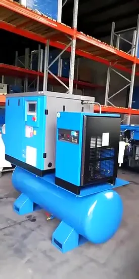 Compressore d'aria elettrico a vite industriale elettrico AC da 16 Bar da 20HP 15kw per applicazioni di taglio laser a fibra