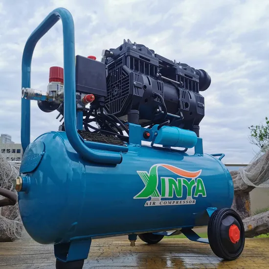 Compressore d'aria portatile silenzioso senza olio Xinya 220V 50Hz/60Hz 4 poli 0,55kw 0,75kw 1,1kw 1,5kw 2,2kw