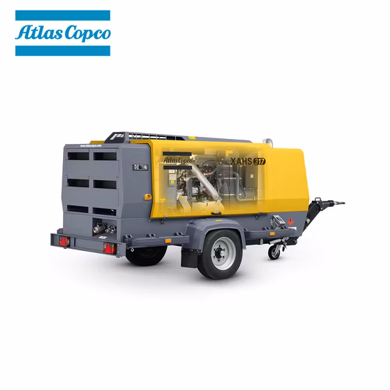 Compressore d'aria mobile portatile Atlas Copco (10m3/min 10,3bar 12bar XATS156C XAHS166C)